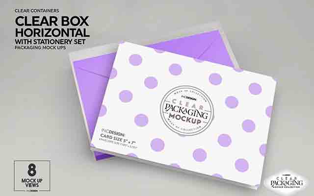 Clear-Box-with-Stationery-Set-Mockup-3963876-Free-Download