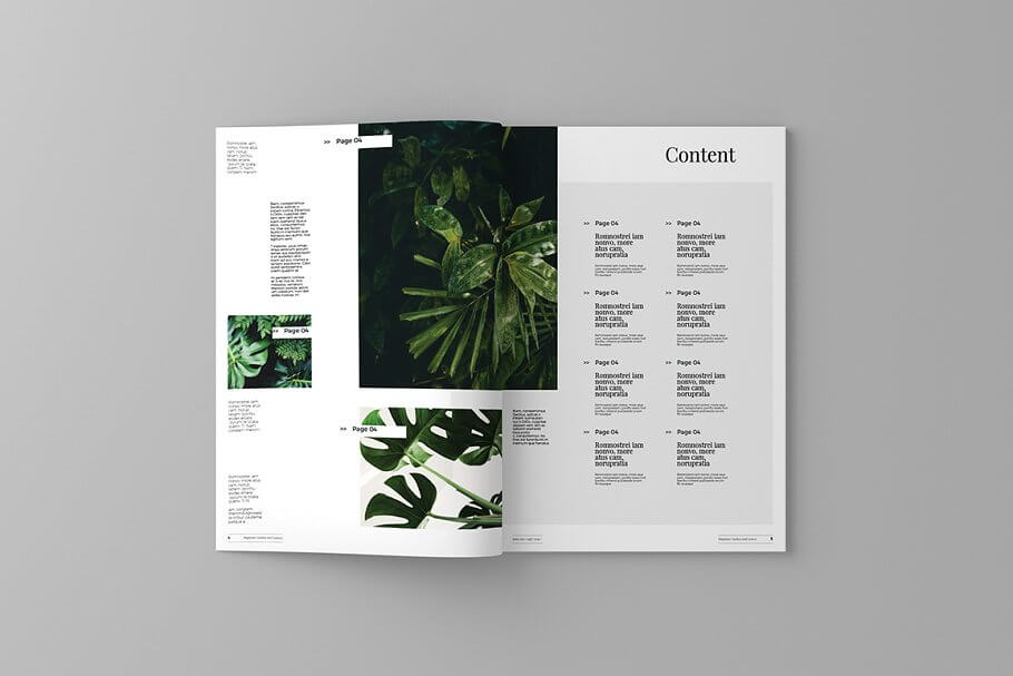 Garden-And-Leaves-Magazine-Template-Free-Download-PSDLY