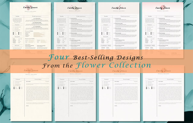 Resume-CV-Flower-Bundle-ByShowy68-Template-Free-Download