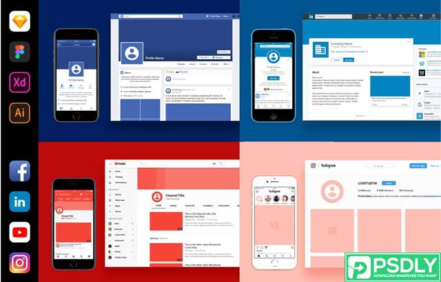 Social Media Branding Kit Free Download Psdly