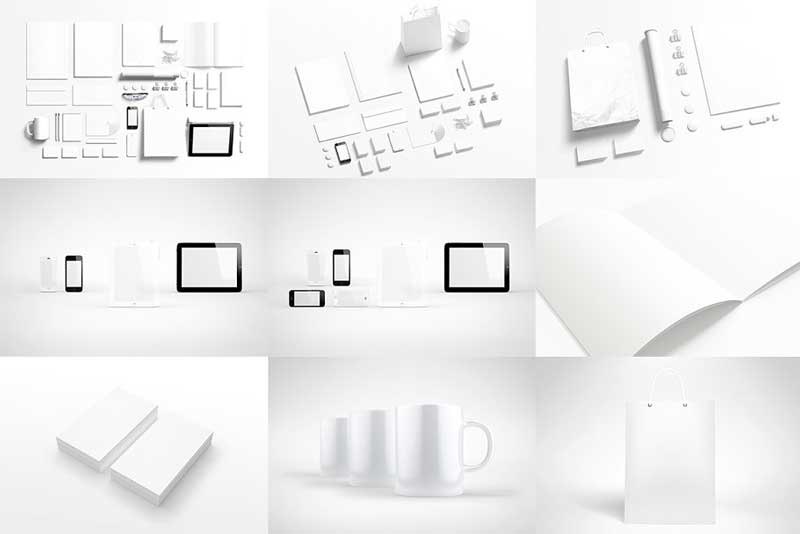 Branding Elements Mock-ups 42271