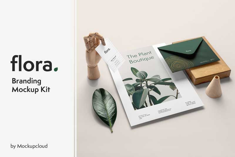 Flora Branding Mockup 4117037