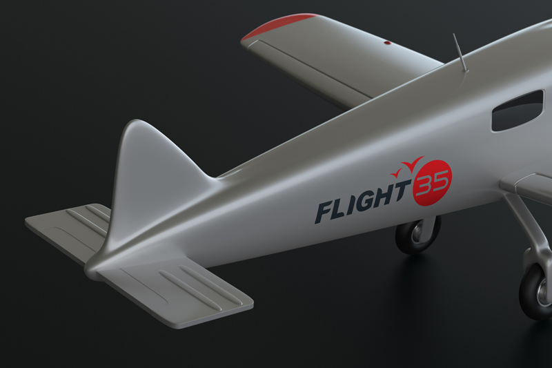 Airplane-Logo-Mockup