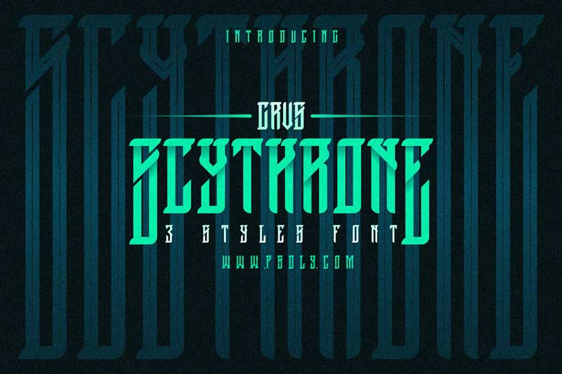 GRVS Scythrone Font 3986128