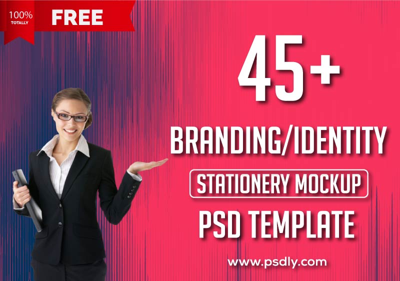 Premium branding identity mockup