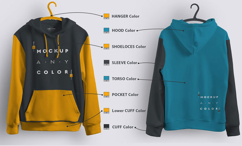8 Mockups Hoodie 2