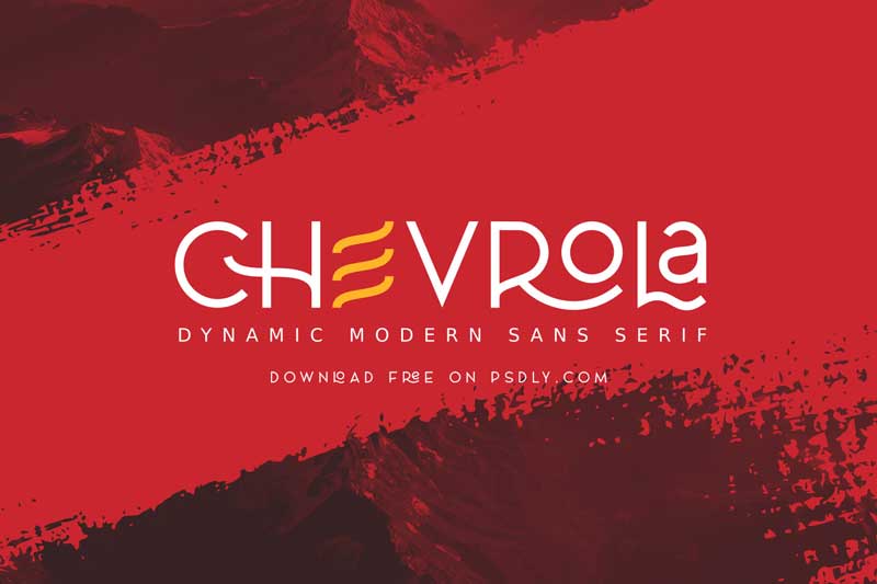 AL CHEVROLA Regular Font Fontbundles