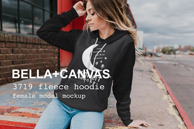 Bella Canvas Sweatshirt Mockup 3719