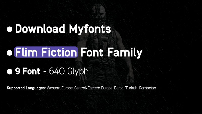 Film Fiction Sans Font Family