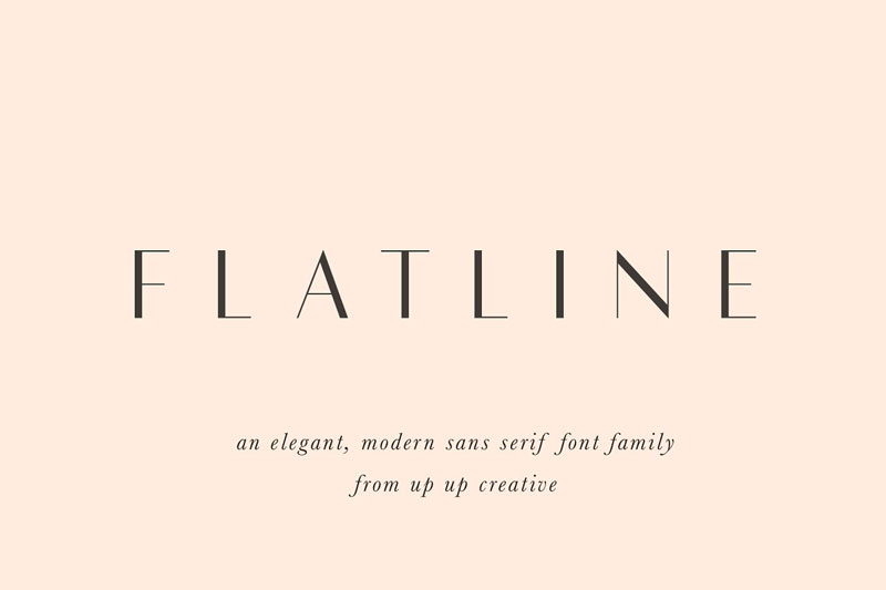 Flatline Sans Complete Font Family