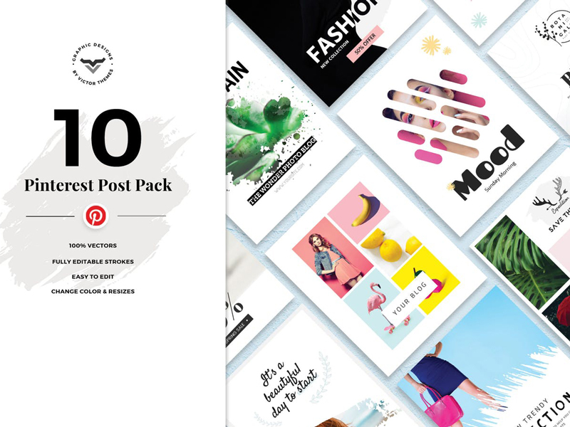 Pinterest Social Media Templates