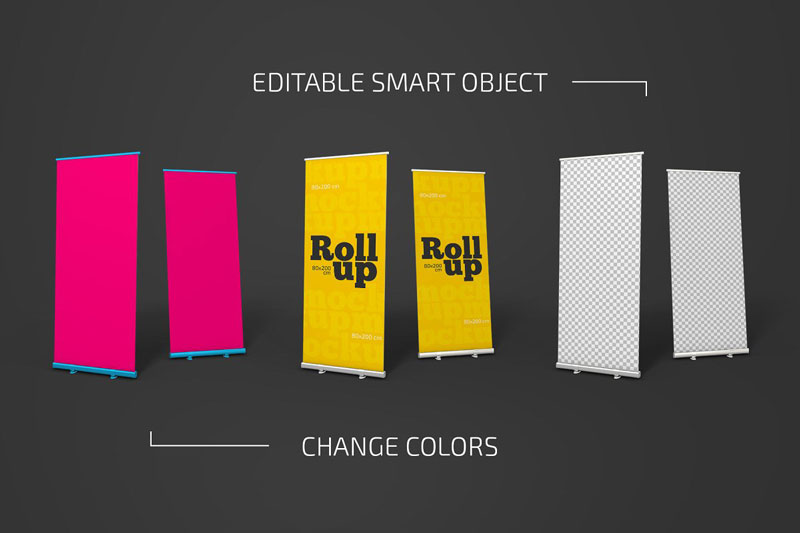 Roll Up Banner Mockup 1