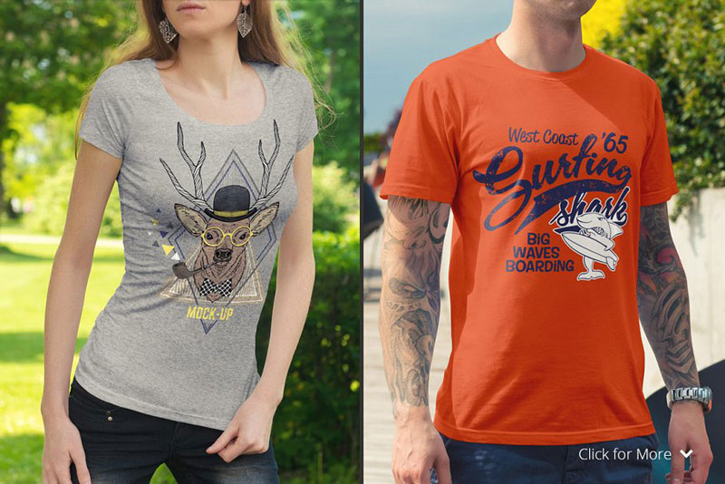 T Shirt Mock Up Set 2 1
