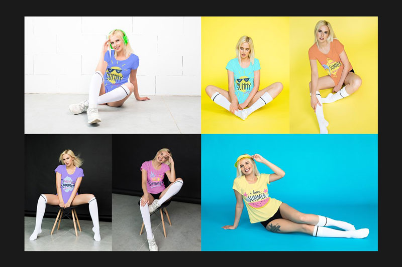 T Shirt Mock Up Set 2