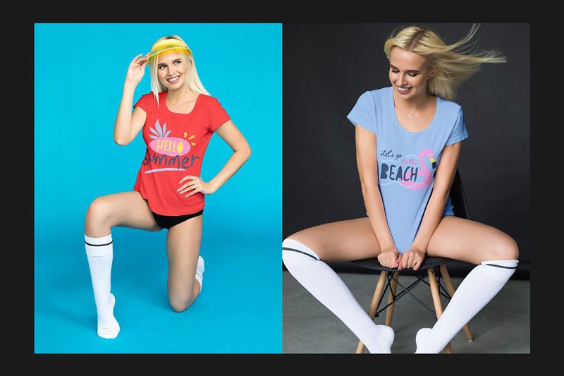 T Shirt Mock Up Set 3