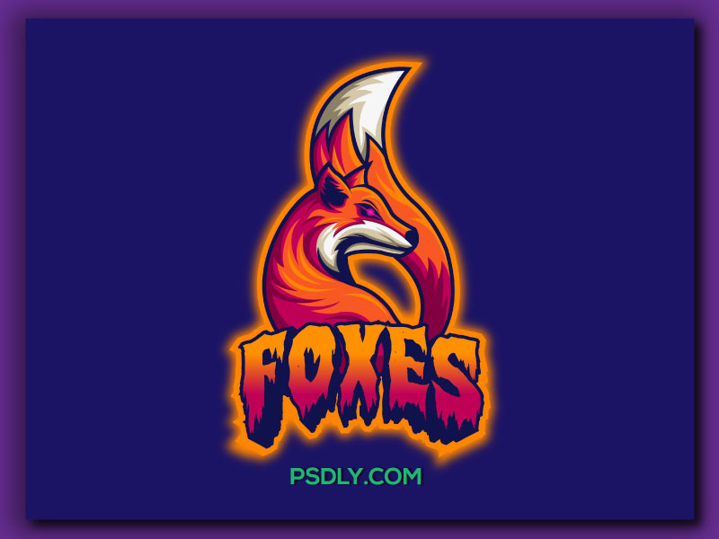 Foxes Mascot and Esport Logo