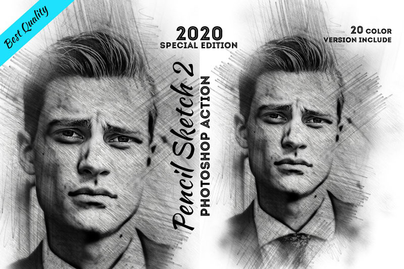 Pencil Sketch Photoshop Action