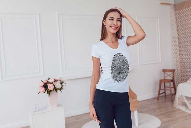 T Shirt Mock Up with Hot Model 4