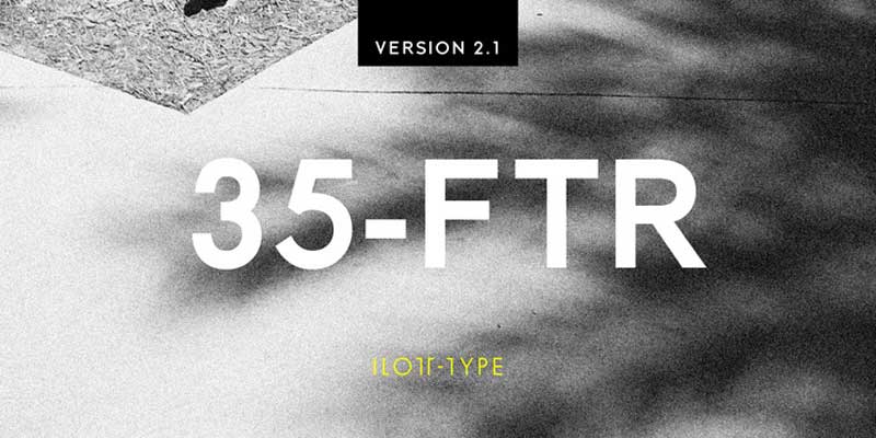 35 FTR Font Family