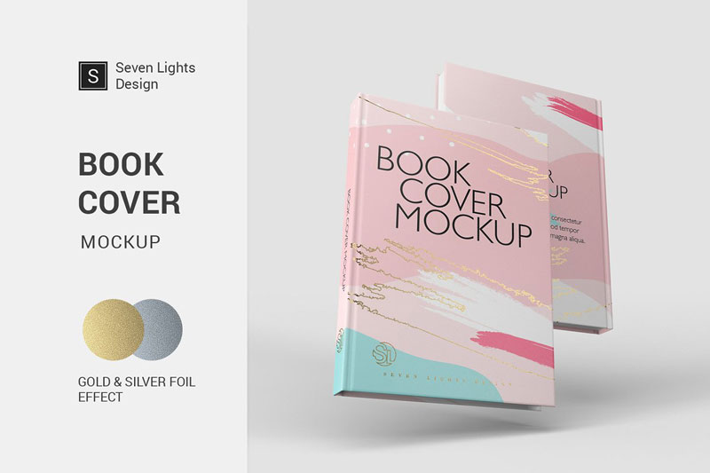 Book Cover Mockup Set 3713886