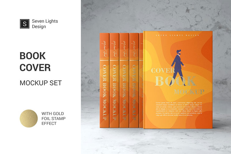 Book Cover Mockup Set 4126980
