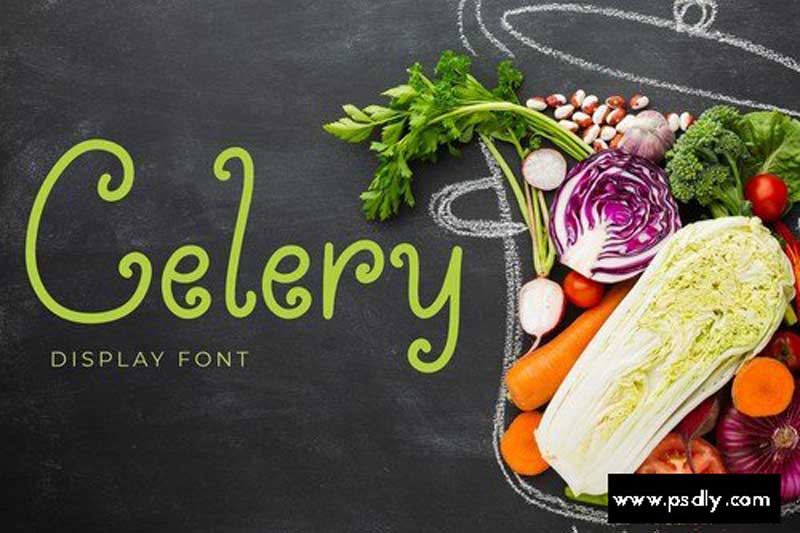 Celery Display Font