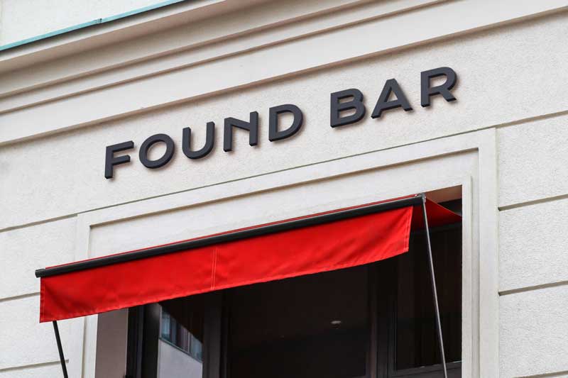 Entrance Logo Mockup Wall Mount Sign