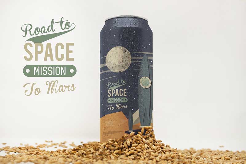 Front 16oz Malt Can Mockup 4733880 Download