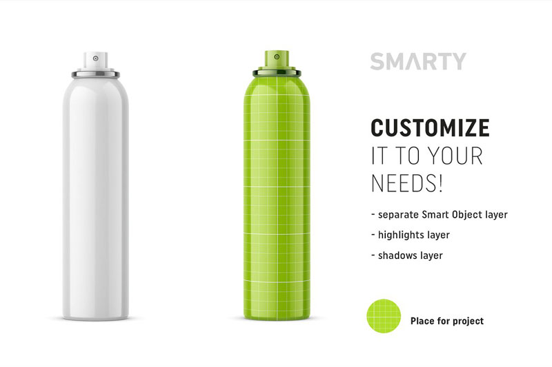 Glossy aerosol bottle mockup 4658939 1
