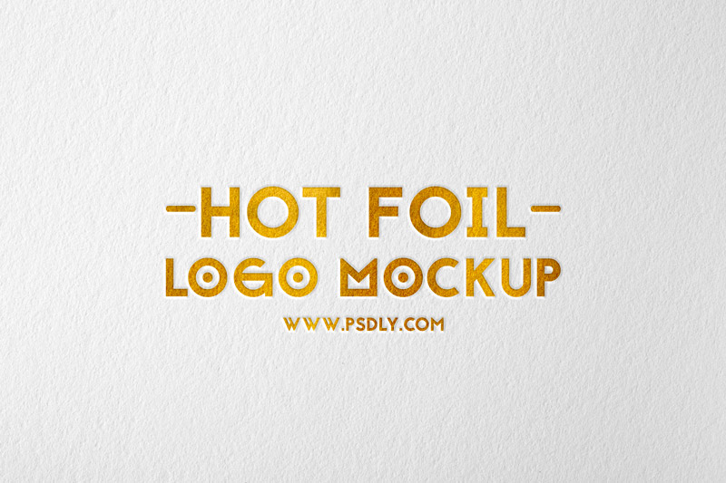 Hot Foil Logo Mockups