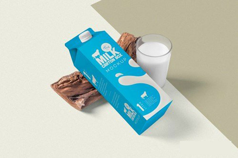 Juice Carton Box Packaging Mockups