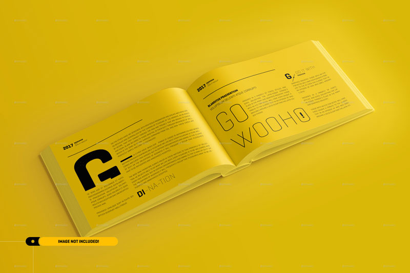 Landscape Book Mockup Hardcover 25692386 2