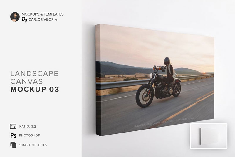 Landscape Canvas Ratio 3x2 Mockup 03 4698884