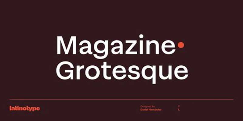 Magazine Grotesque Font Family