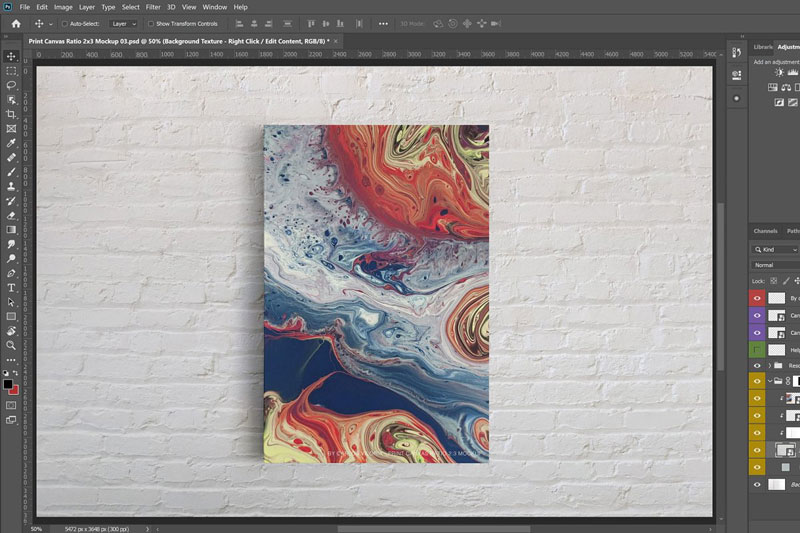 Portrait Canvas Ratio 2x3 Mockup 03 4654751