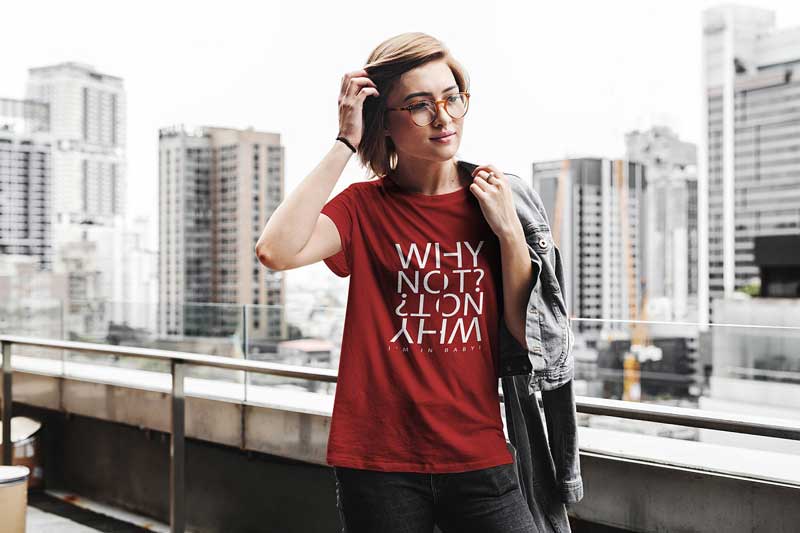 T Shirt Mock Up Urban Style 3