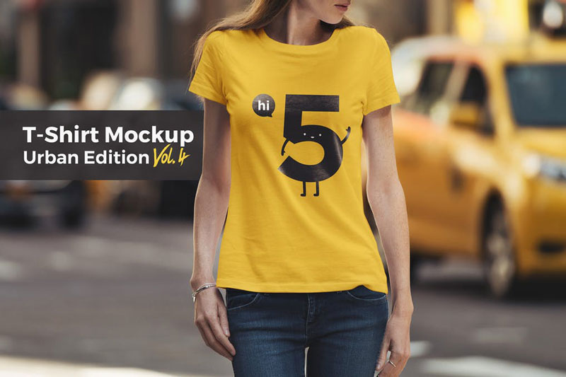 T shirt Mockup Urban Edition 4