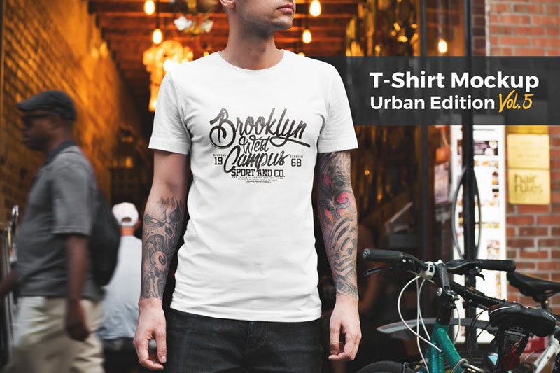 T shirt Mockup Urban Edition 5