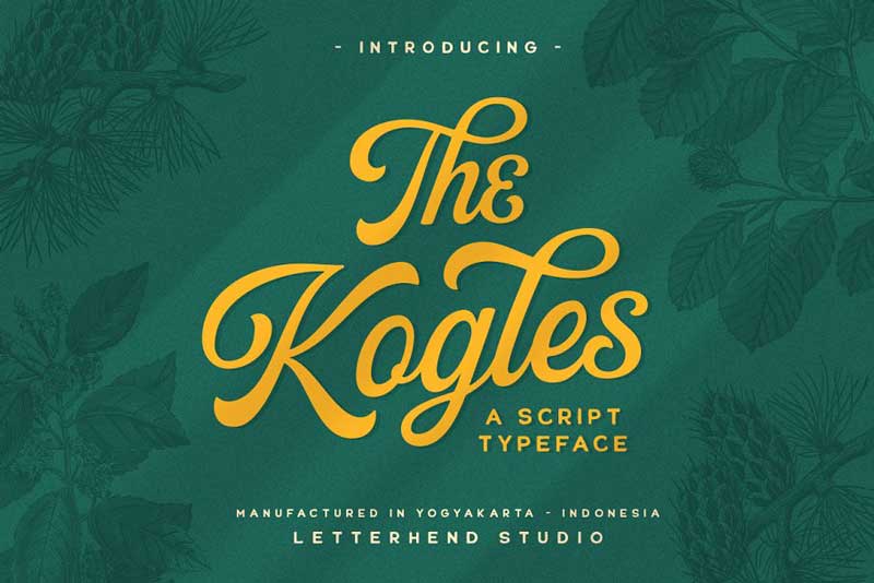 The Kogles Script Typeface 4632758