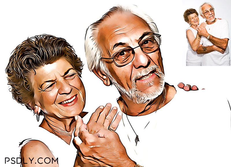 Vector Portrait Photoshop Effect 4