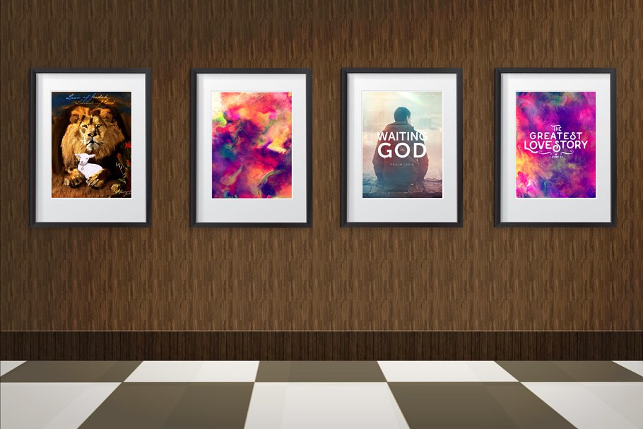 Gallery Show Artwork Mockup 475514