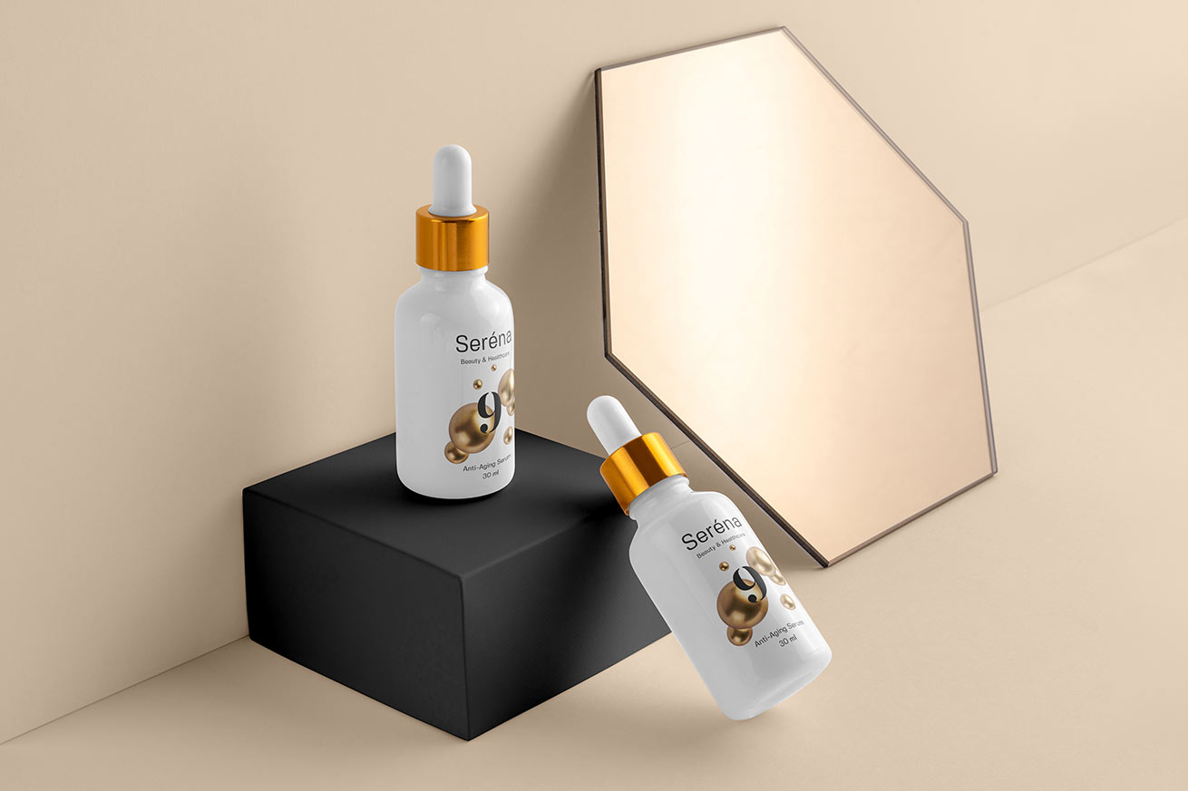 Serena - Cosmetics Branding Mock-ups Vol. 1