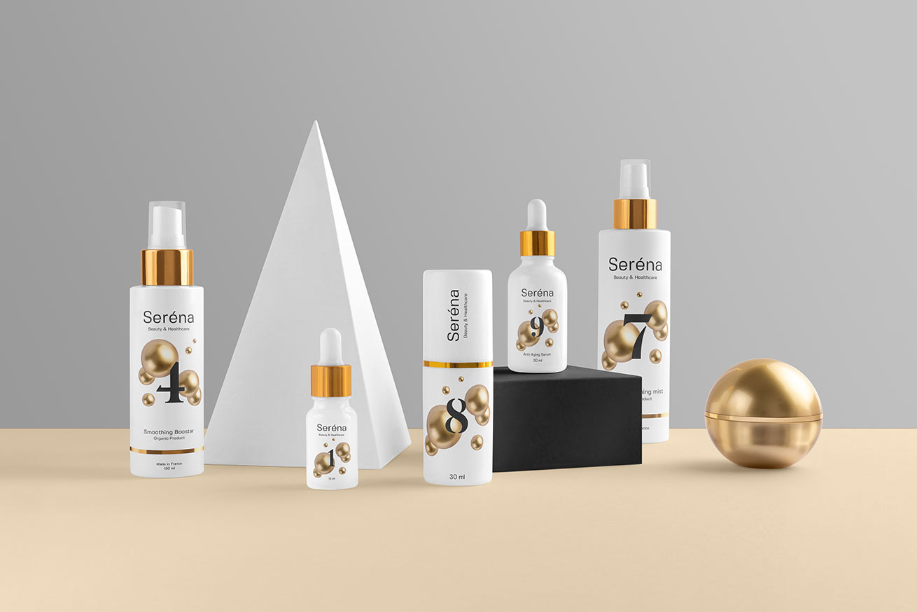 Serena - Cosmetics Branding Mock-ups Vol. 1