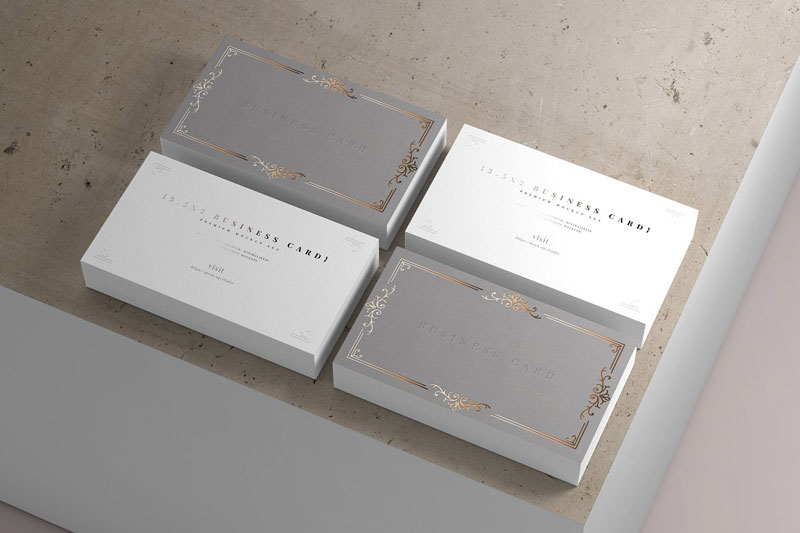 18x Business Card Mockups 4764539