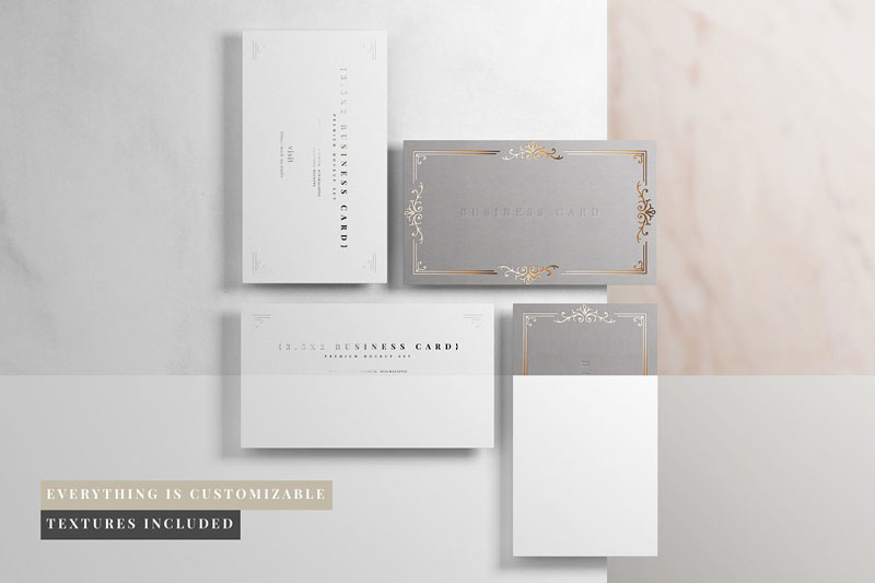 18x Business Card Mockups 4764539