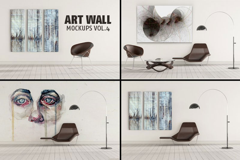 ART WALL MOCKUPS VOL.4 470043