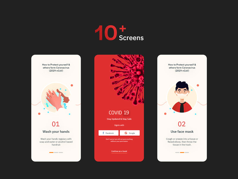 Covid 19 UI Kit