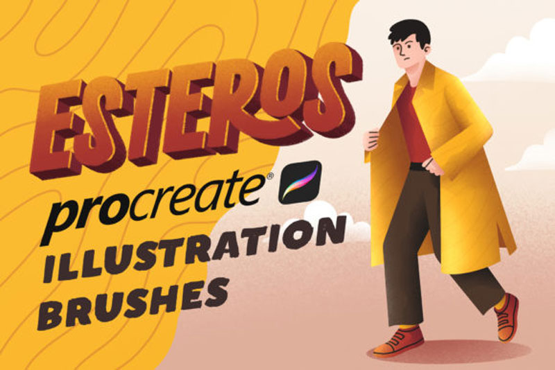 Esteros Procreate Illustration Brushes