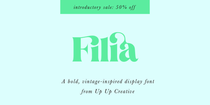 Filia Font Family psdly