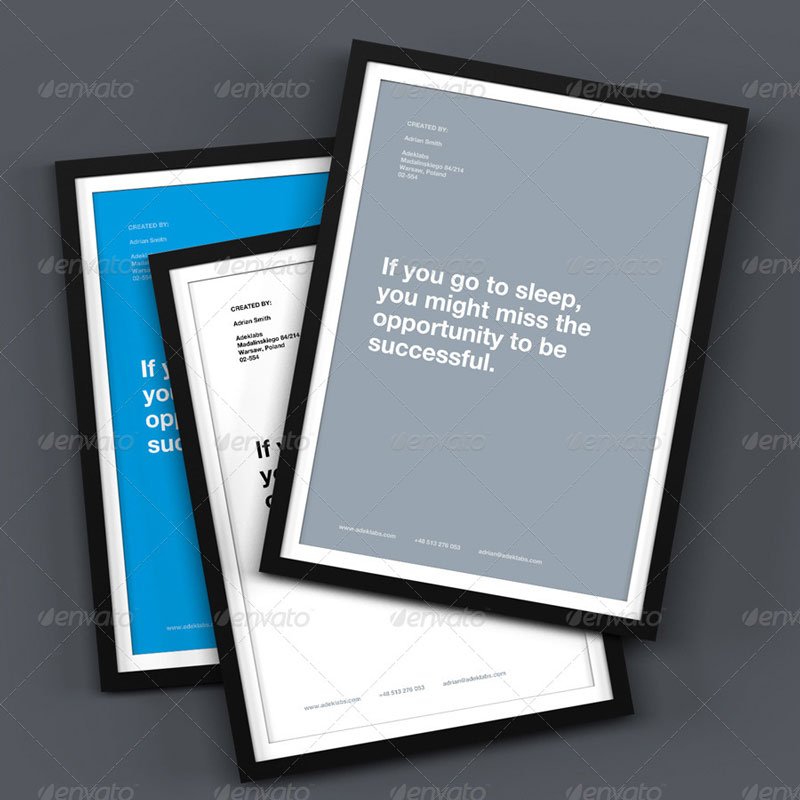 Frame / Poster Mock-up Pack